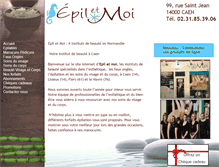 Tablet Screenshot of epiletmoi-caen.com